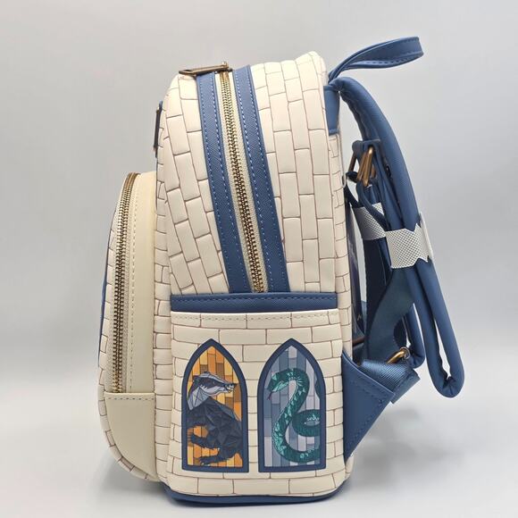 Loungefly Harry Potter Hedwig Hogwarts Stained Glass Mini Backpack New main image 12